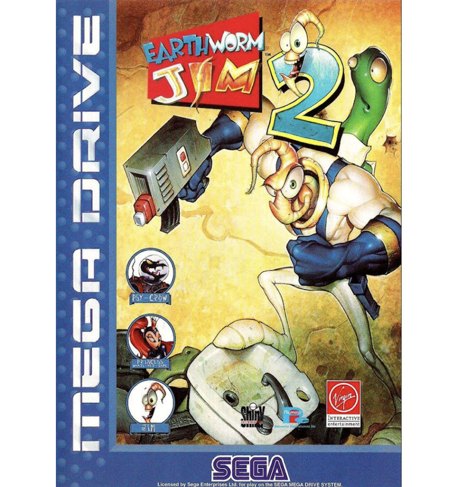Megadrive Earthworm Jim 2 Cib