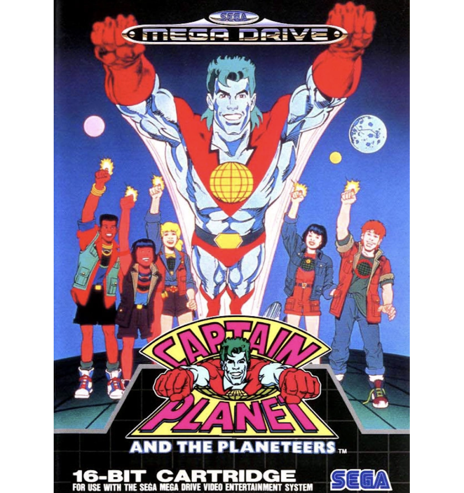 Megadrive Captain Planet and the Planeteers Sn