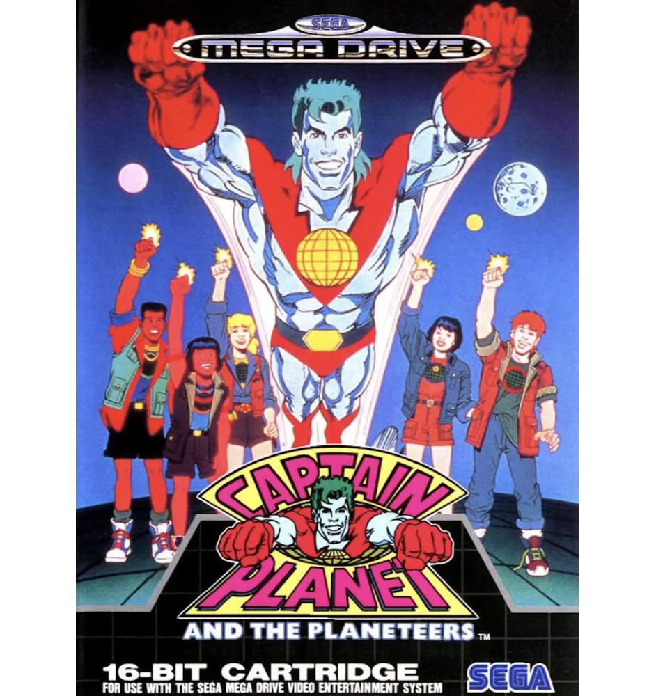Megadrive Captain Planet and the Planeteers Sn