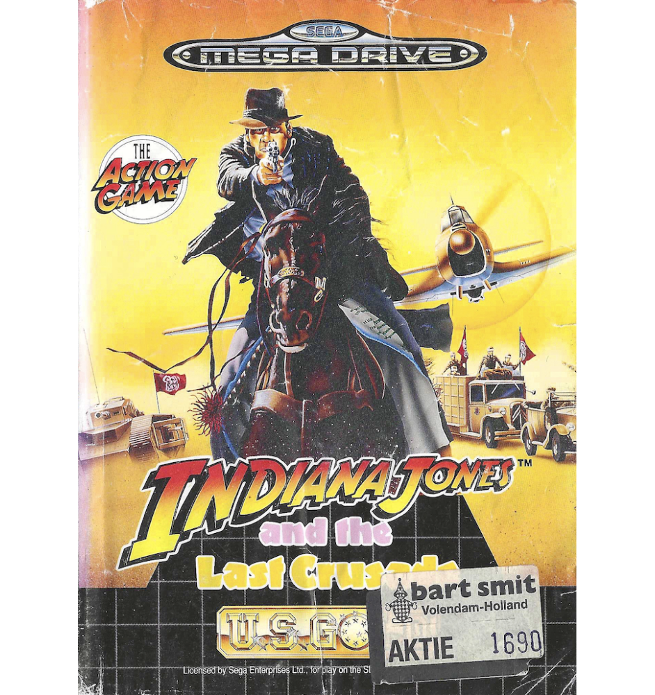 Megadrive Indiana Jones and the Last Crusade Cib