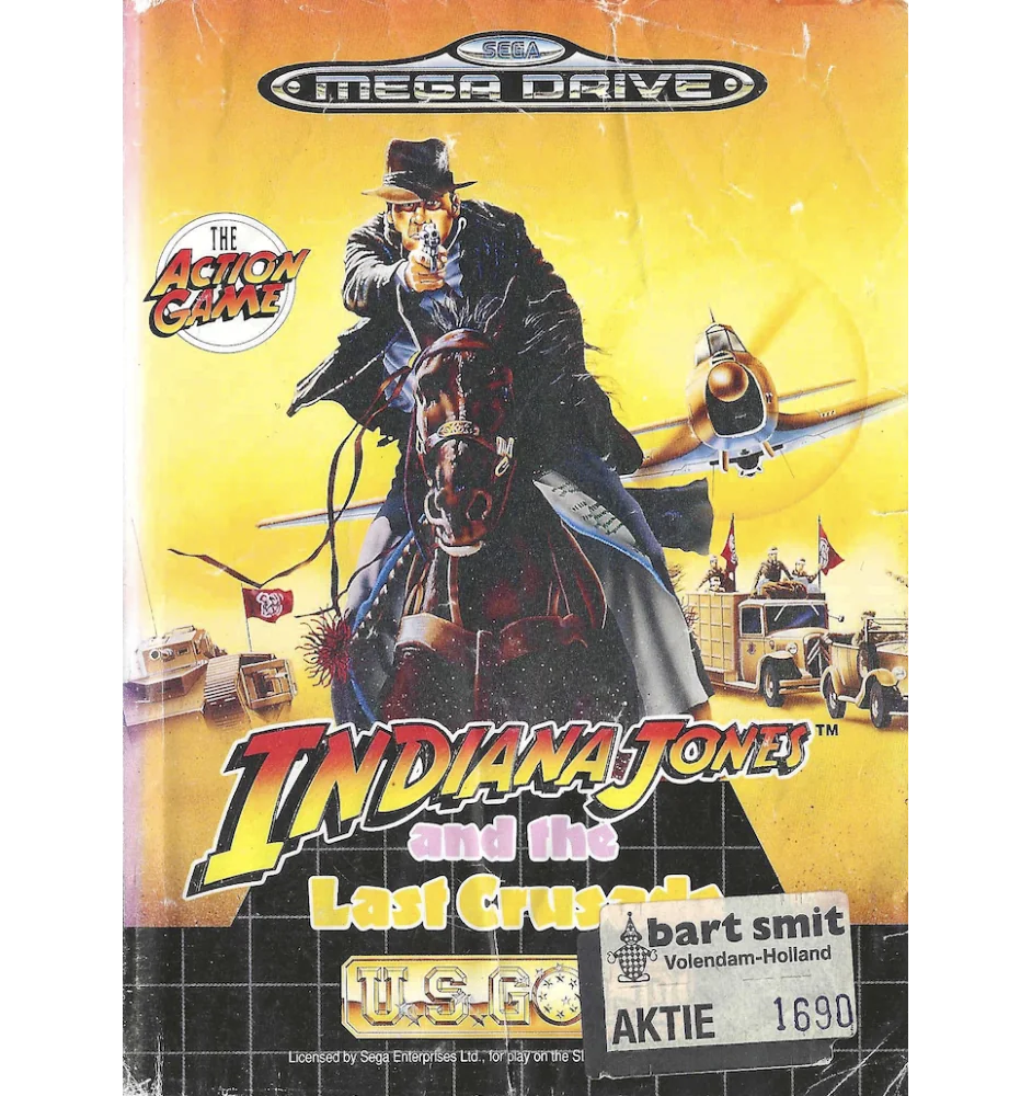 Megadrive Indiana Jones and the Last Crusade Cib
