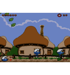 Megadrive Les schtroumpfs Cib