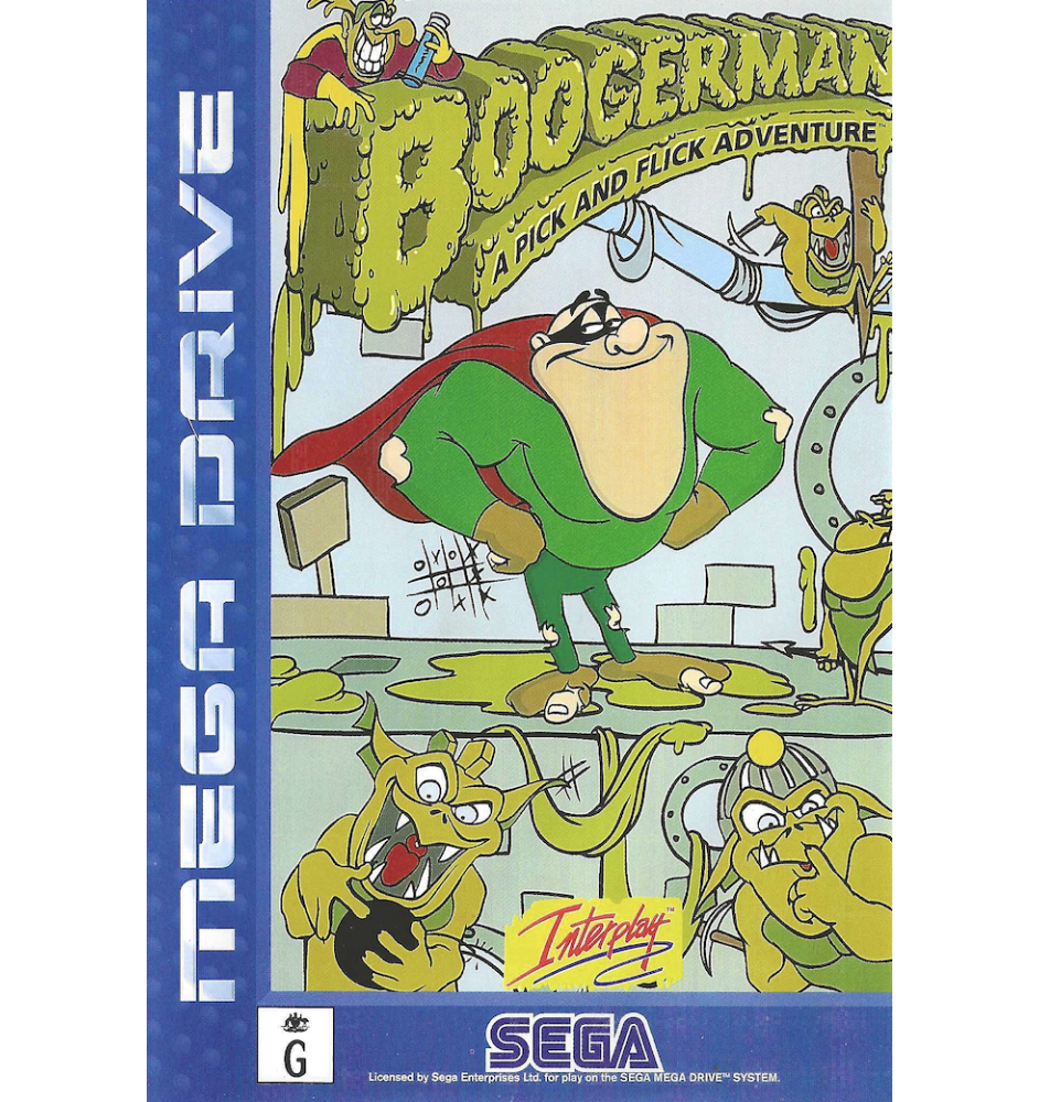 Megadrive Boogerman Cib AUS