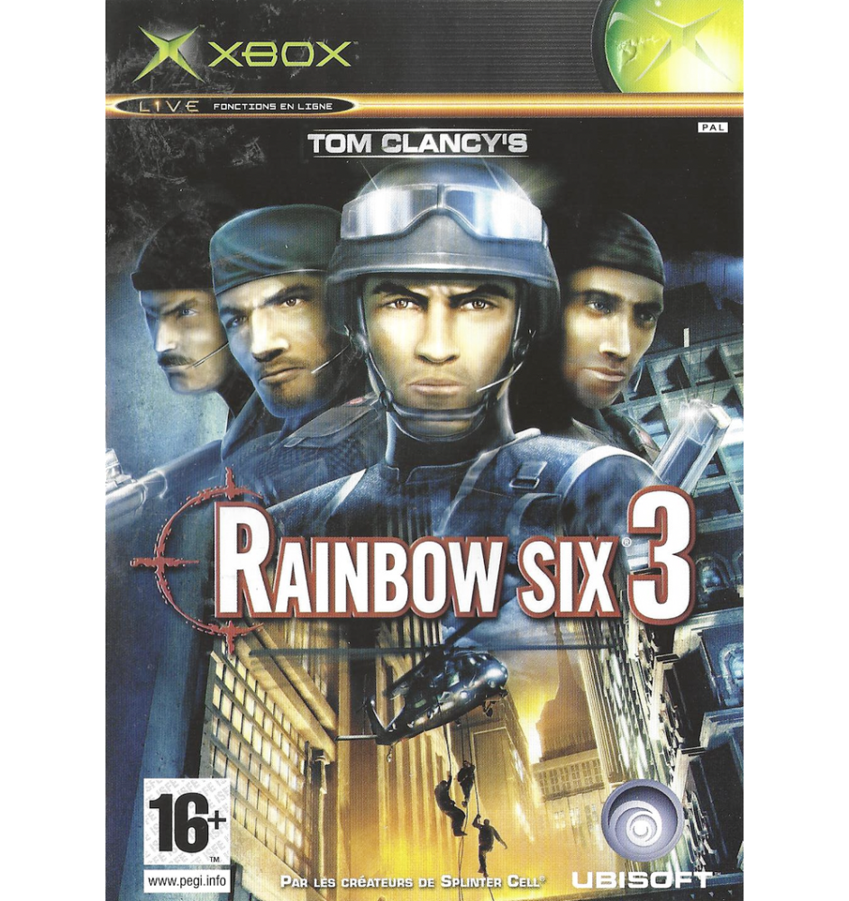 Xbox 1ere Rainbow Six 3 Sn