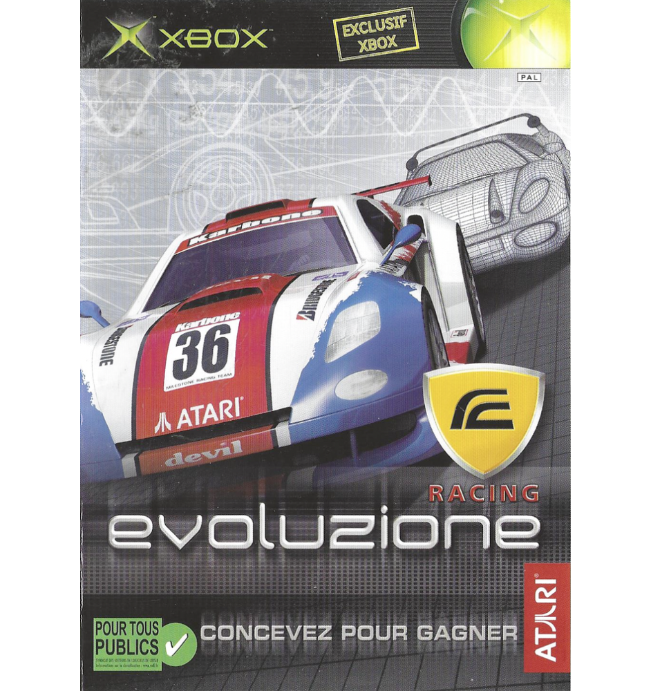 Xbox 1ere Racing Evoluzione Cib