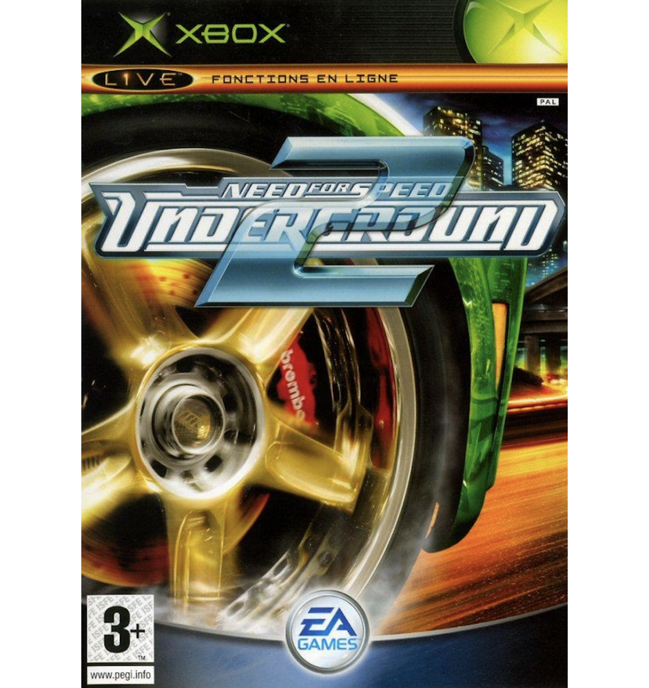 Xbox 1ere Need for Speed Underground 2 Cib