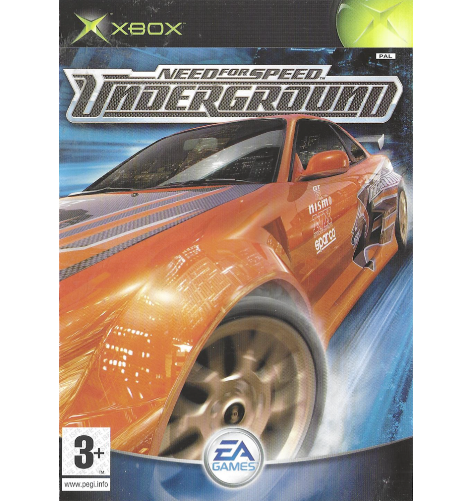 Xbox 1ere Need for Speed Underground Cib