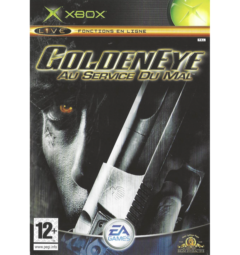 Xbox 1ere GoldenEye Au service du mal Cib
