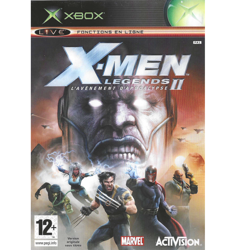 Xbox X-Men Legends II L'avènement d'Apocalypse Cib