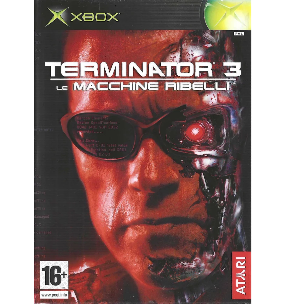 Xbox 1ere Terminator 3 Le Macchine Ribelli Cib
