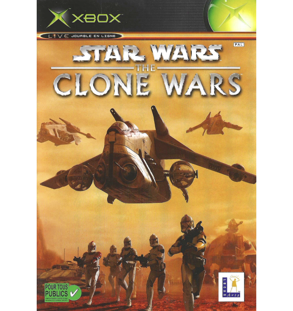 Xbox 1ere Star Wars The Clone Wars Cib