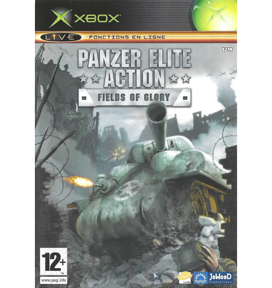Xbox Panzer Elite Action Fields of Glory Cib