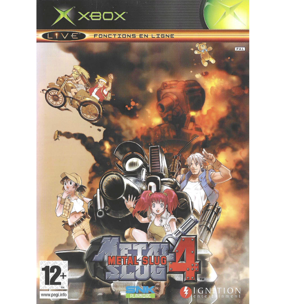Xbox Metal Slug 4 Cib