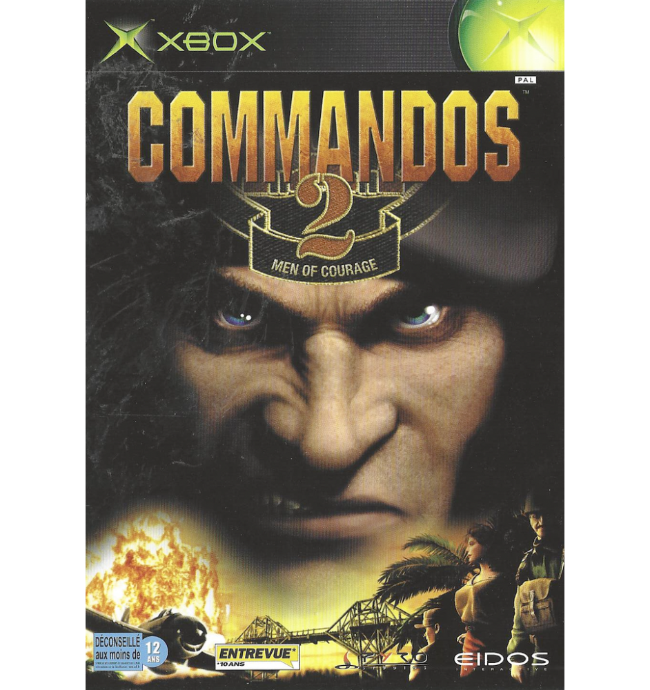 Xbox 1ere Commandos 2 Men Of Courage Cib