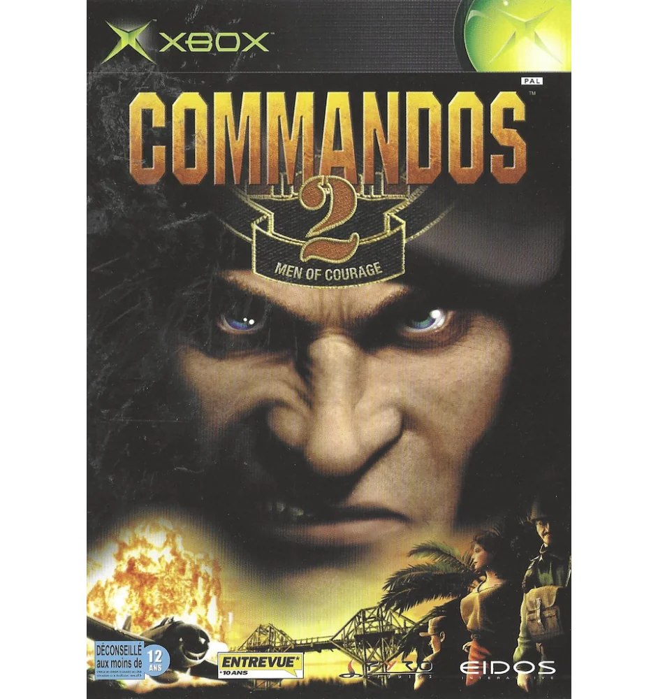 Xbox 1ere Commandos 2 Men Of Courage Cib