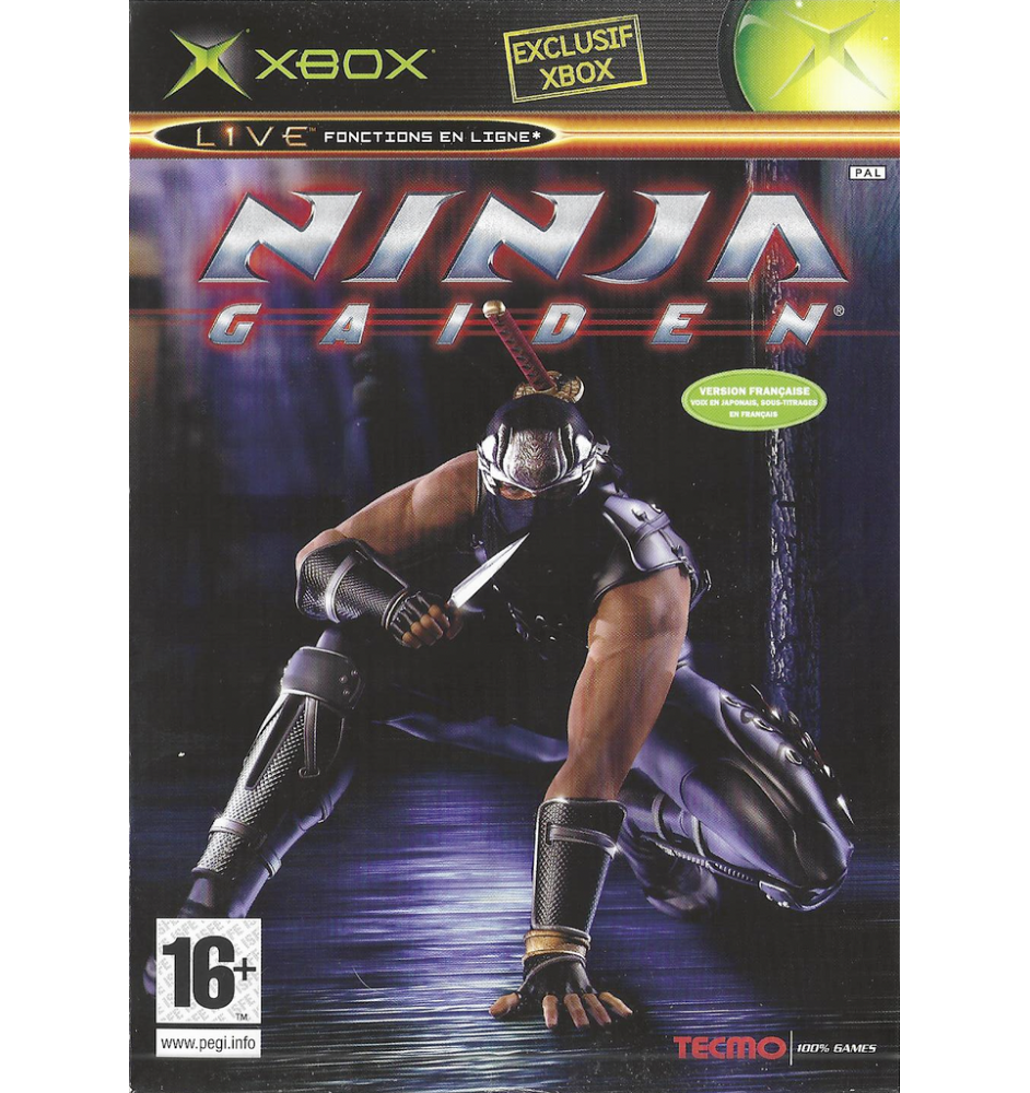 Xbox 1ere Ninja Gaiden Cib