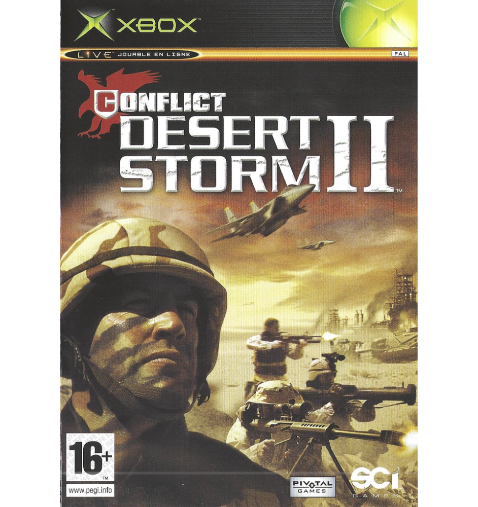 Xbox 1ere Conflict Desert Storm 2 Cib