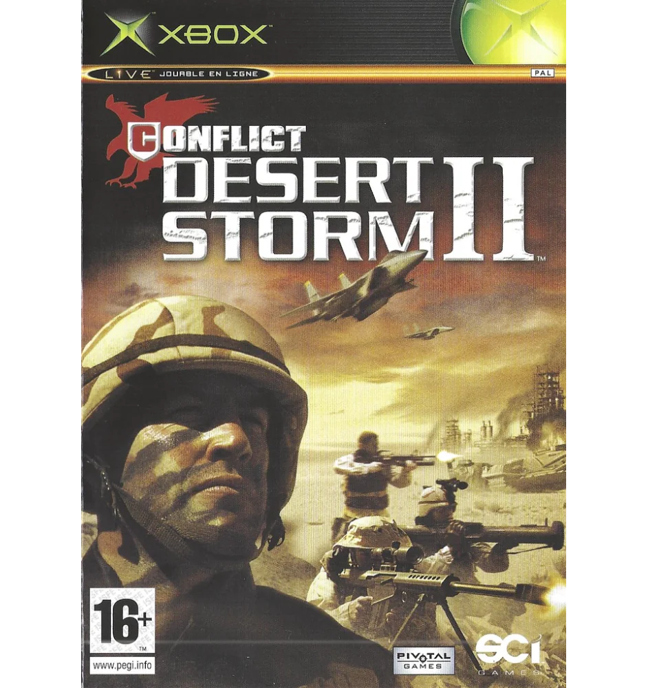 Xbox 1ere Conflict Desert Storm 2 Cib
