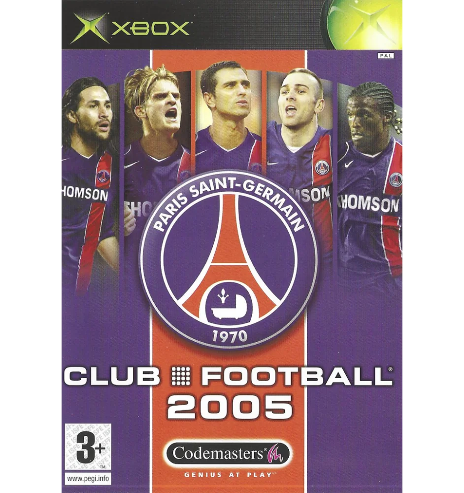 Xbox 1ere Paris Saint Germain Club Football 2005 Cib
