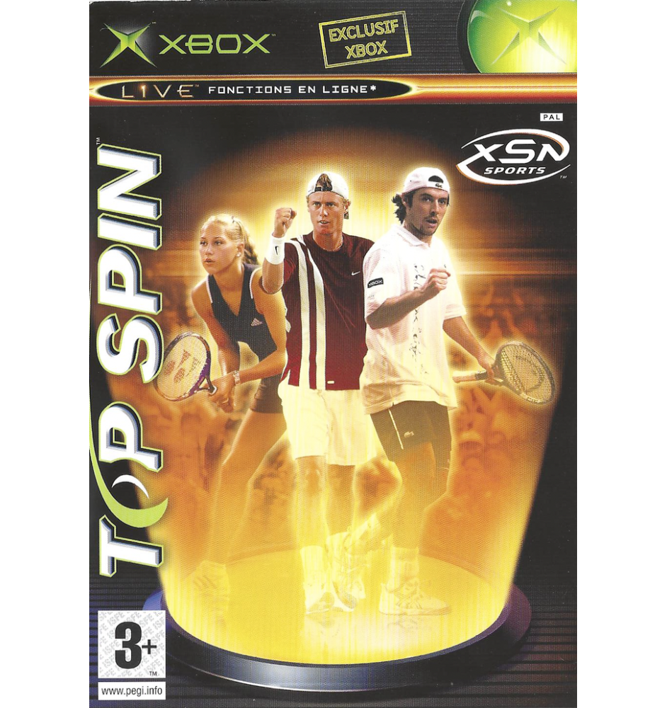 Xbox 1ere Top Spin Cib
