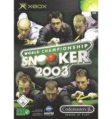 Xbox 1ere Snooker 2003 Cib
