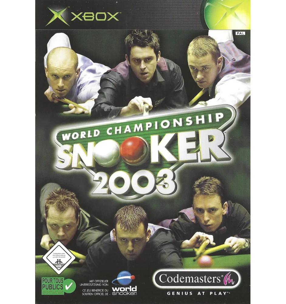 Xbox 1ere Snooker 2003 cib