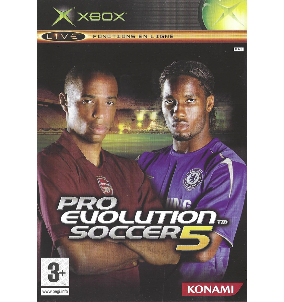 Xbox 1ere Pro Evolution Soccer 5 Cib