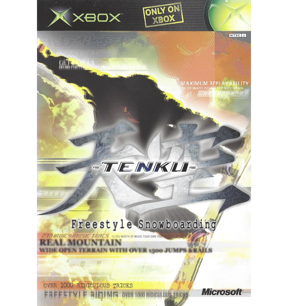 Xbox 1ere Tenku Freestyle Snowboarding Cib