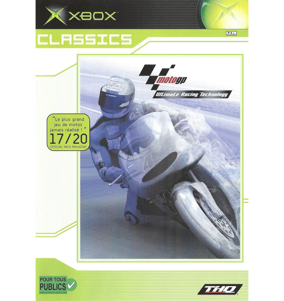 Xbox 1ere Moto Gp Ultimat Racing Technology Classic Sn