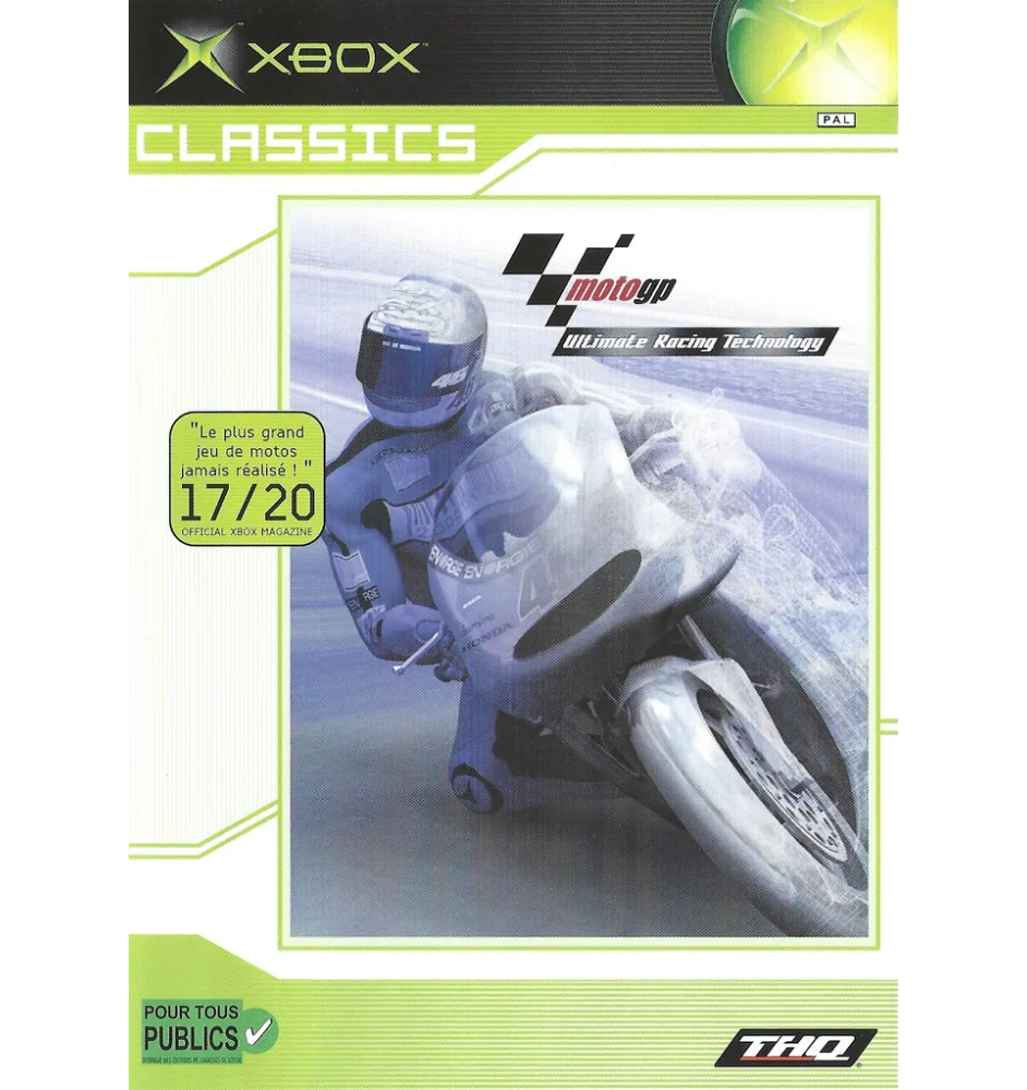 Xbox 1ere Moto Gp Ultimat Racing Technology Classic Sn