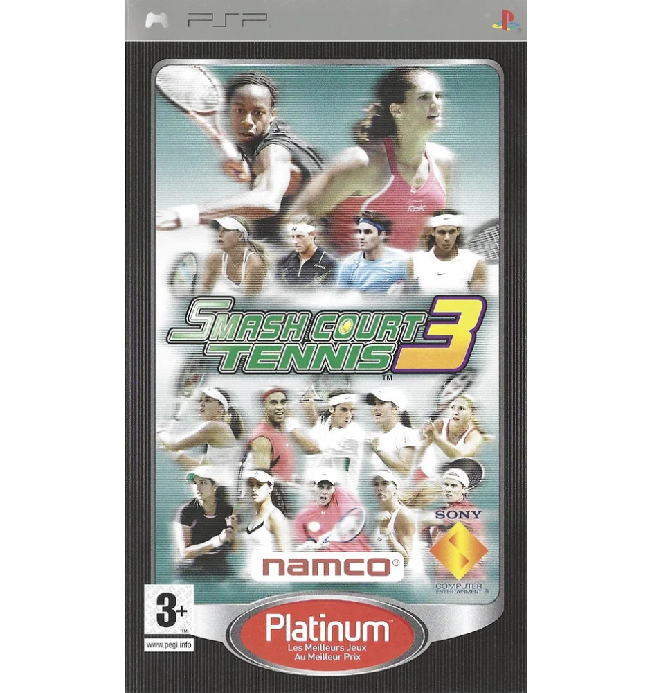 PSP Smash Court Tennis 3 plat Cib