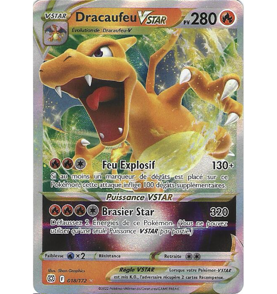 Dracaufeu Vstar 018/172