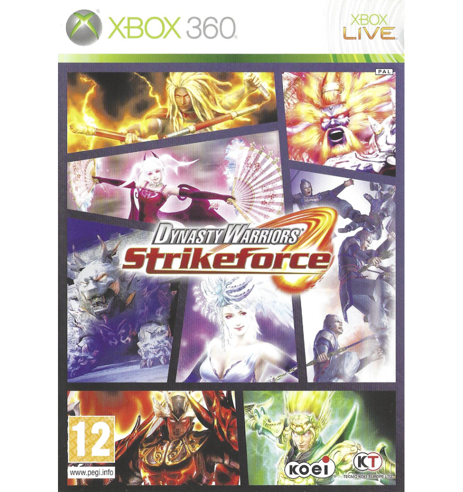 Xbox 360 Dynasty Warriors Strikeforce Cib