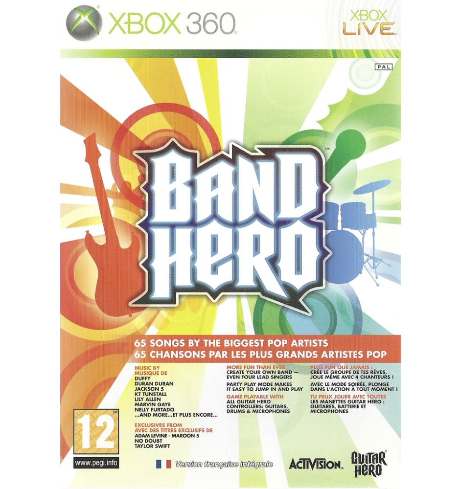 Xbox 360 Band Hero Cib