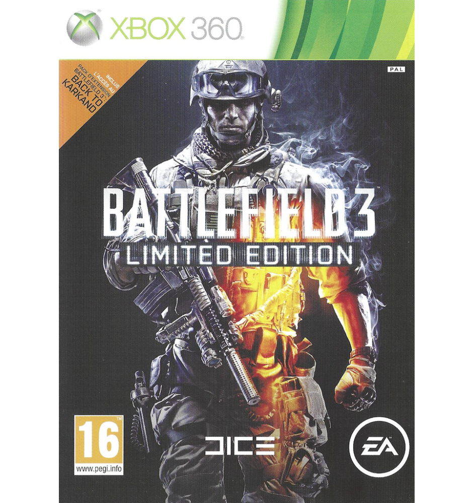 Xbox 360 Battlefield 3 Limited Edition Cib