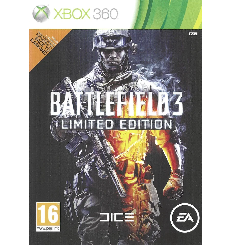 Xbox 360 Battlefield 3 Limited Edition Cib
