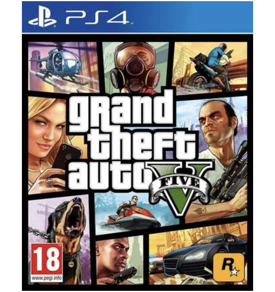copy of PS4 Grand Theft Auto V