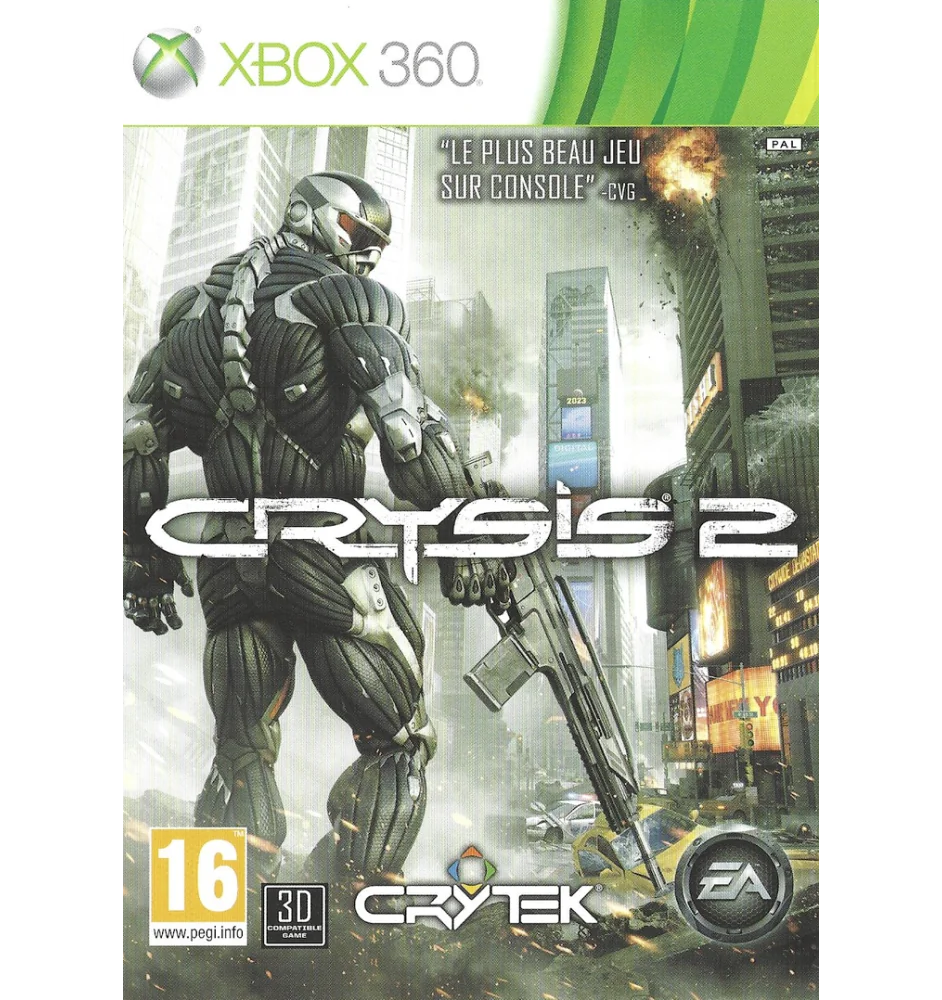 Xbox 360 Crysis 2 Cib