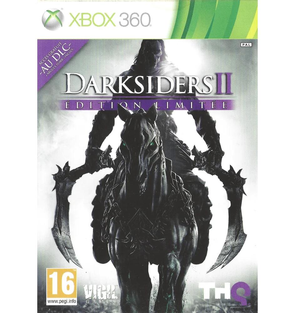 Xbox 360 Darksiders II Edition Limitée Sn