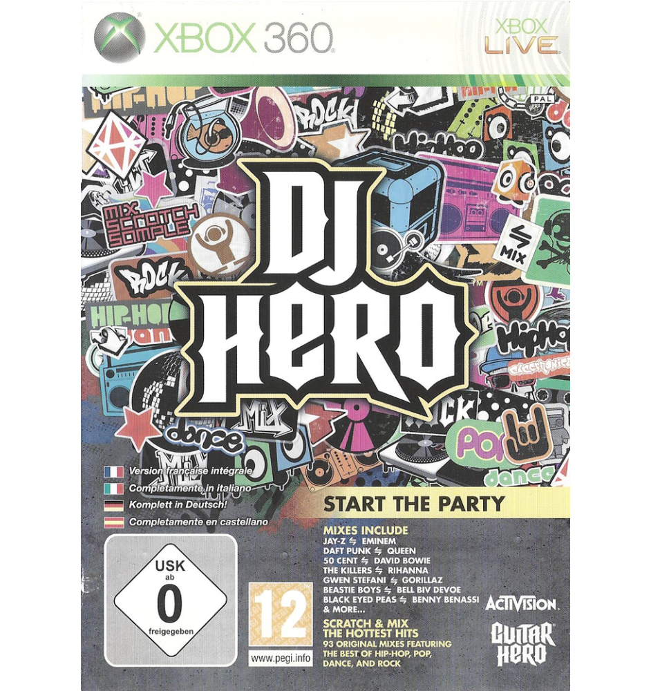 Xbox 360 Dj Hero Cib