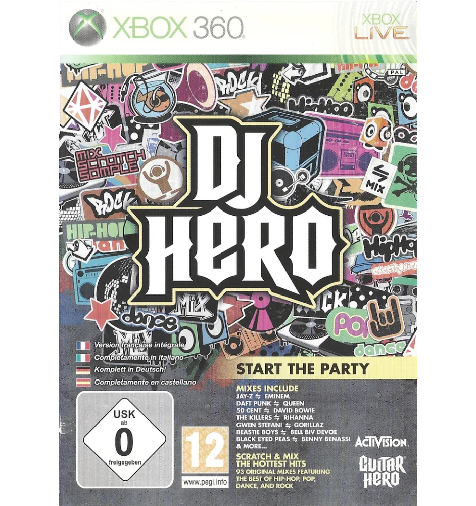 Xbox 360 Dj Hero Cib