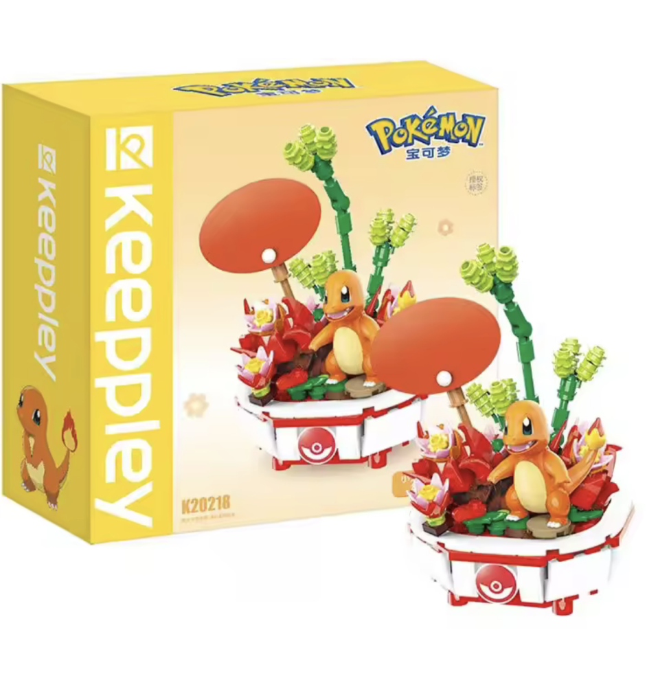Keeplay Pokemon Briques De Construction Salamèche