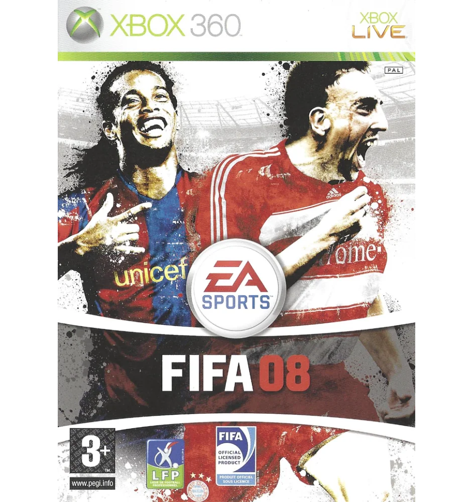 Xbox 360 fifa 08 sn