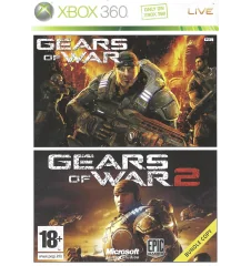 Xbox 360 Gears Of War Double Pack 1 / 2 Cib