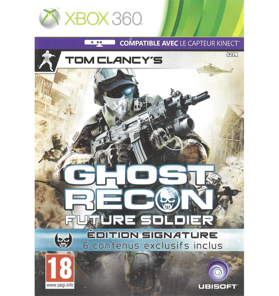 Xbox 360 Ghost recon future soldier edition signature sn