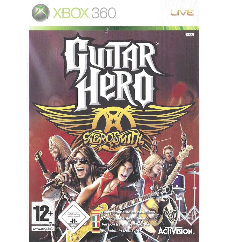 Xbox 360 Guitar Hero Aerosmith Cib