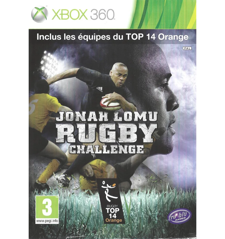 Xbox 360 Jonah Lomu Rugby Challenge Cib