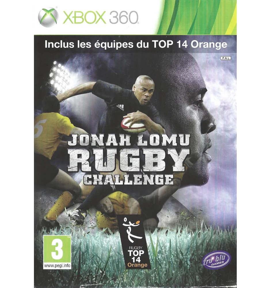 Xbox 360 Jonah Lomu Rugby Challenge sn