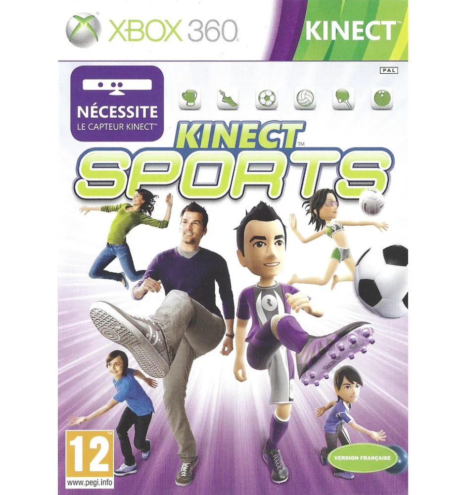 Xbox 360 Kinect Sports cib