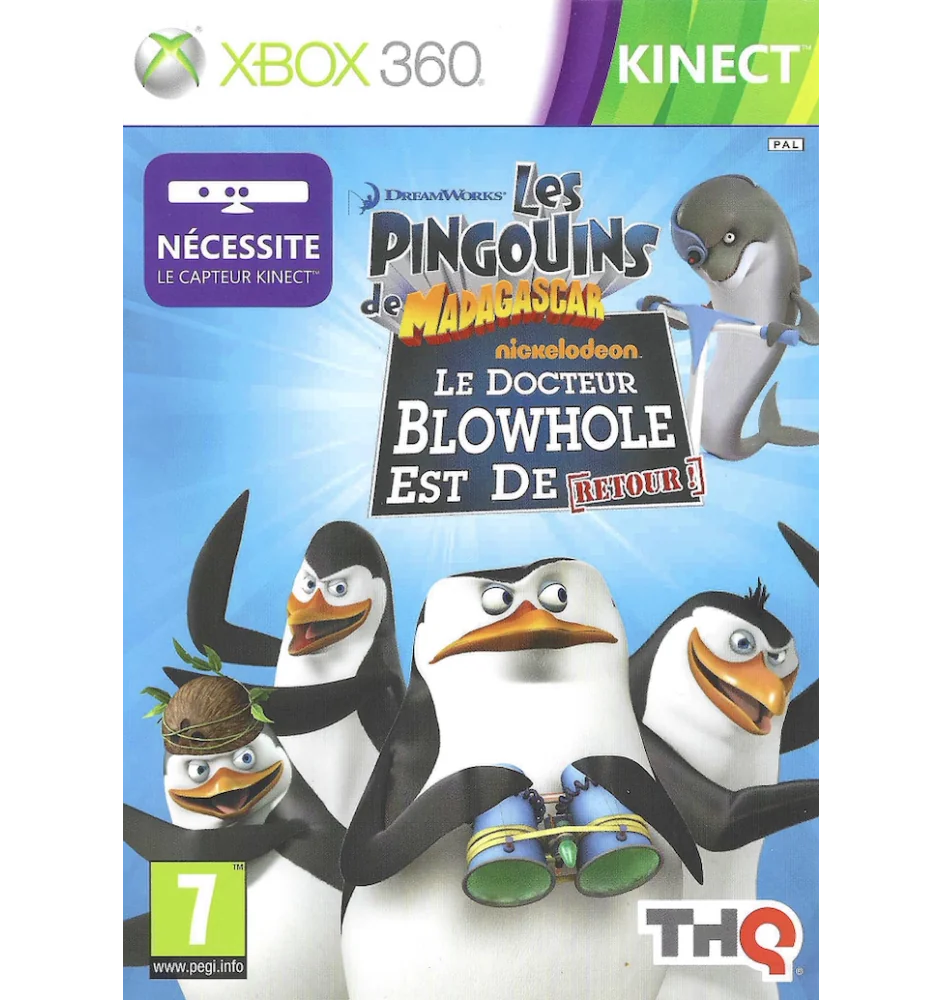 Xbox 360 Les Pingouins De Madagascar Le Docteur Blowhole Cib